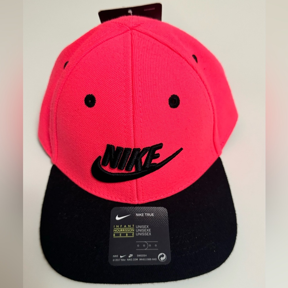 Nike Black and Pink Sports Cap